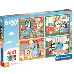 Clementoni Bluey 4-in-1 Puzzel