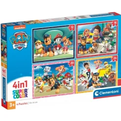 Clementoni Paw Patrol 4-in-1 Puzzel