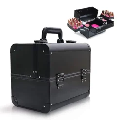 Confibel Opvouwbare Cosmetica Koffer 5 Opbergvakken Beauty Case