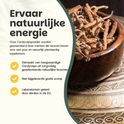 Cupplement Cordyceps Poeder Biologisch