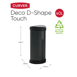 Curver Decobin Push Prullenbak