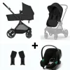 Cybex Eos Basic Kinderwagen met Autostoel Aton B2 en Adapterset