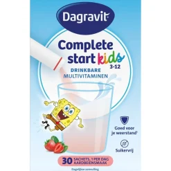 Dagravit Complete Start Kids 3-12 Drinkbare Multivitaminen Sachets
