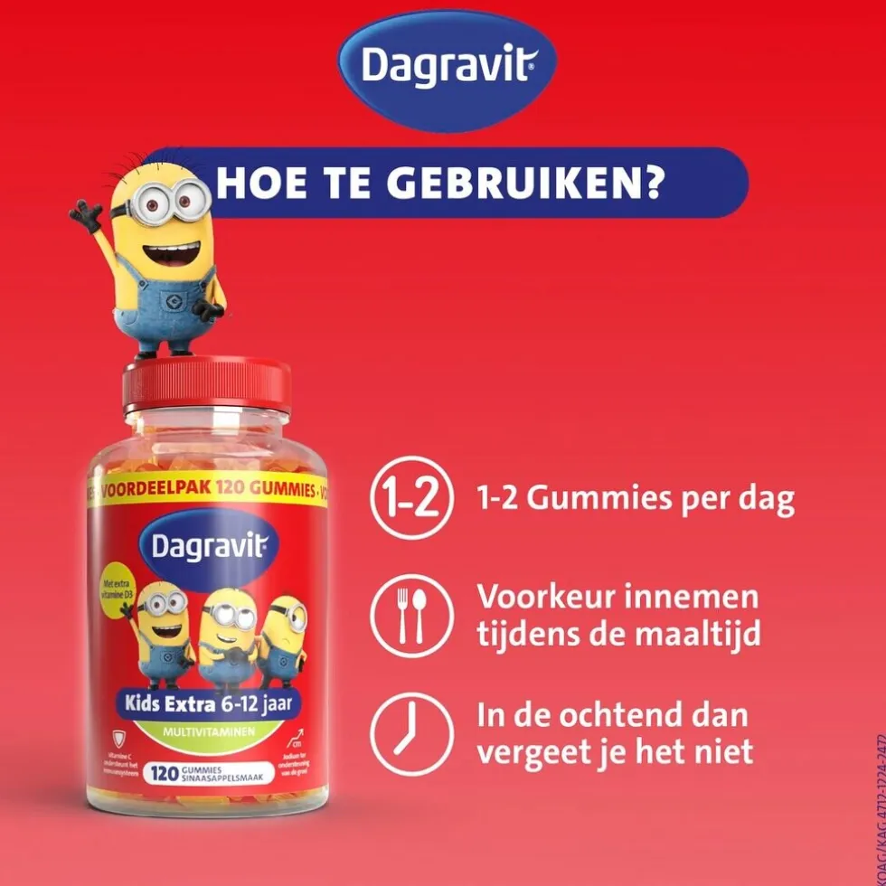 Dagravit Kids Multivitaminen Minions Gummies