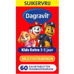 Dagravit Kids-Xtra Paw Patrol 3-5 jaar Kauwtabletten