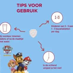 Dagravit Kids-Xtra Paw Patrol 3-5 jaar Kauwtabletten