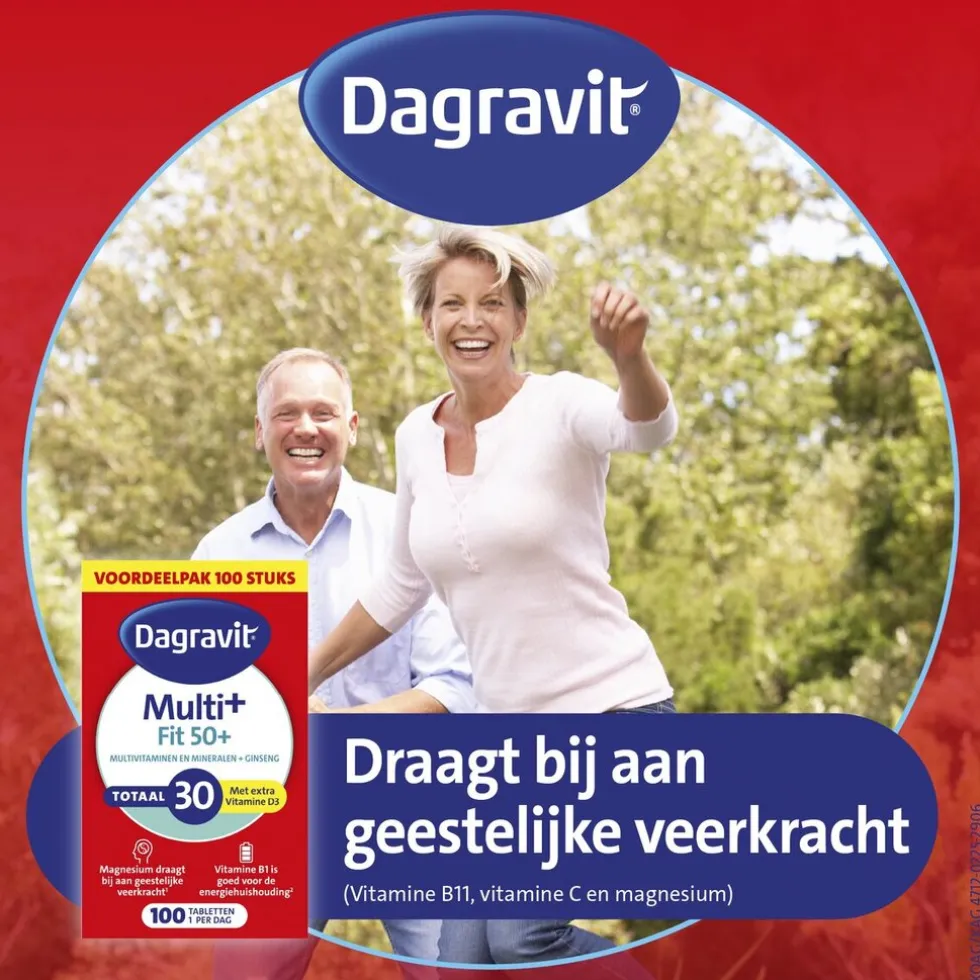 Dagravit Totaal 30 Vitaal 50+ Tabletten