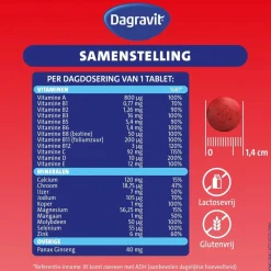 Dagravit Totaal 30 Vitaal 50+ Tabletten
