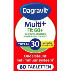 Dagravit Totaal 30 Vitaal 60+ Multivitaminen Tabletten
