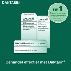 Daktarin Miconazolnitraat 20mg/g Crème bij Schimmelinfecties