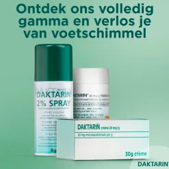 Daktarin Miconazolnitraat 20mg/g Strooipoeder bij Schimmelinfecties