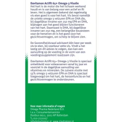 Davitamon Actifit 65+ Omega-3 Visolie Multivitamine & Mineralen Capsules