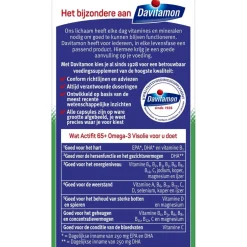 Davitamon Actifit 65+ Omega-3 Visolie Multivitamine & Mineralen Capsules