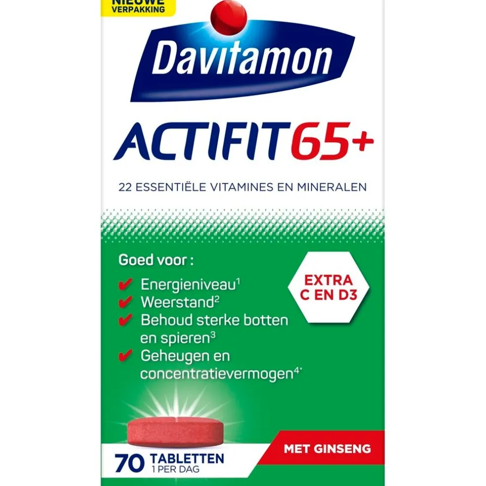 Davitamon Actifit 65+ Tabletten