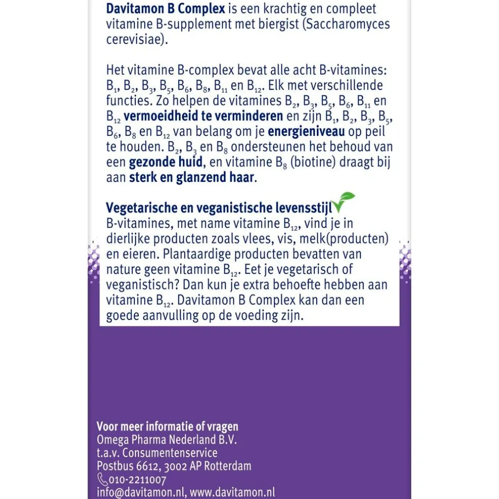 Davitamon B-Complex Forte Dragees