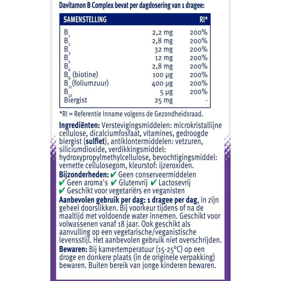 Davitamon B-Complex Forte Dragees
