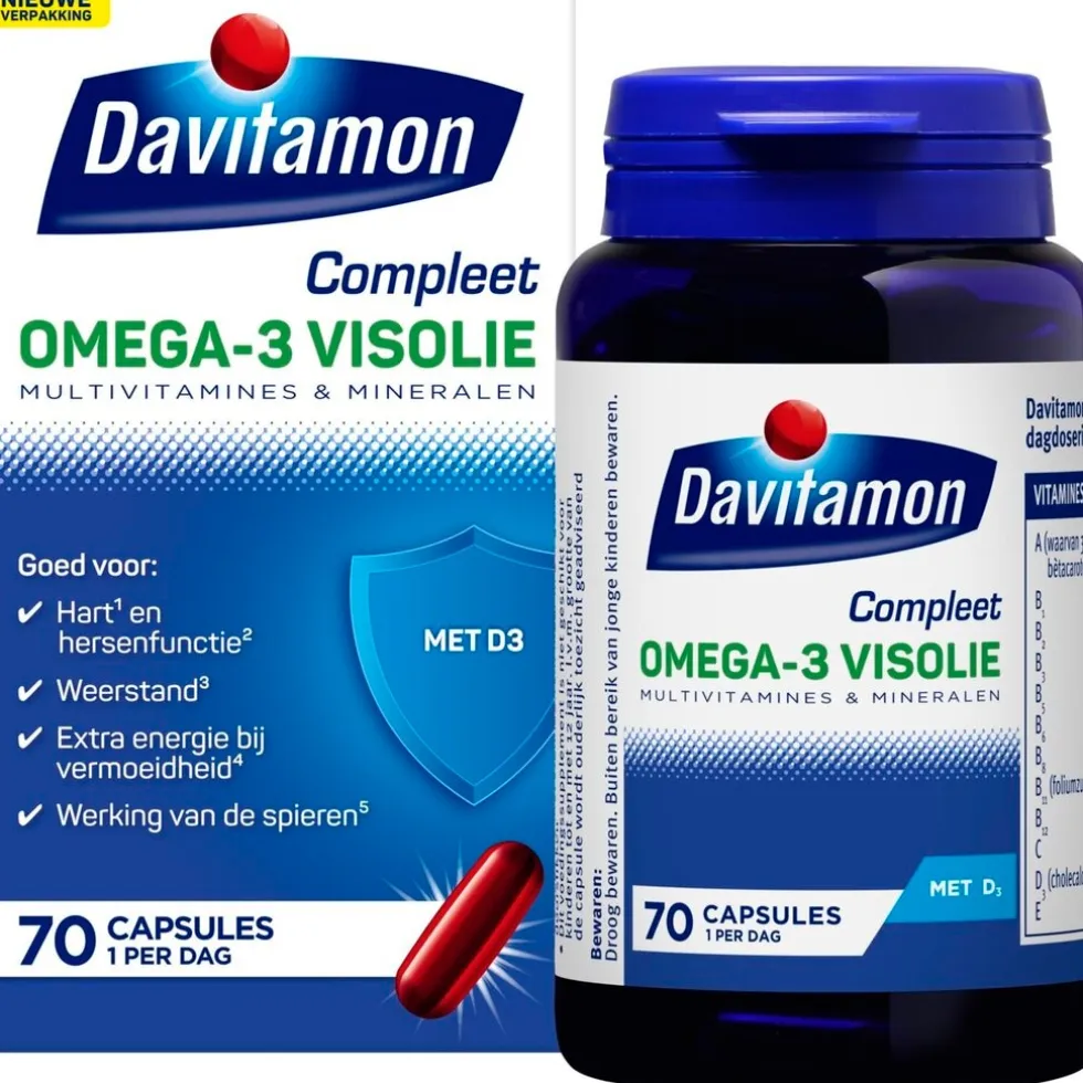 Davitamon Compleet Omega-3 Visolie Capsules