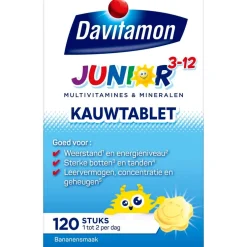 Davitamon Junior 3-12 Banaan Kauwtabletten