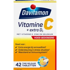 Davitamon Vitamine C Forte + Extra D3 Time-Release Tabletten