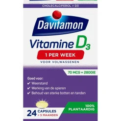 Davitamon Vitamine D3 1 Per Week Capsules