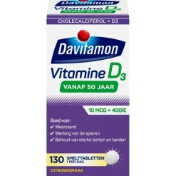 Davitamon Vitamine D 50+ Smelttabletten