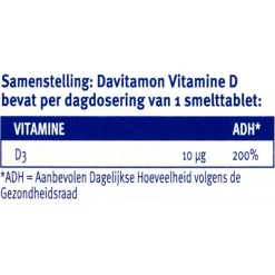 Davitamon Vitamine D Smelttabletten