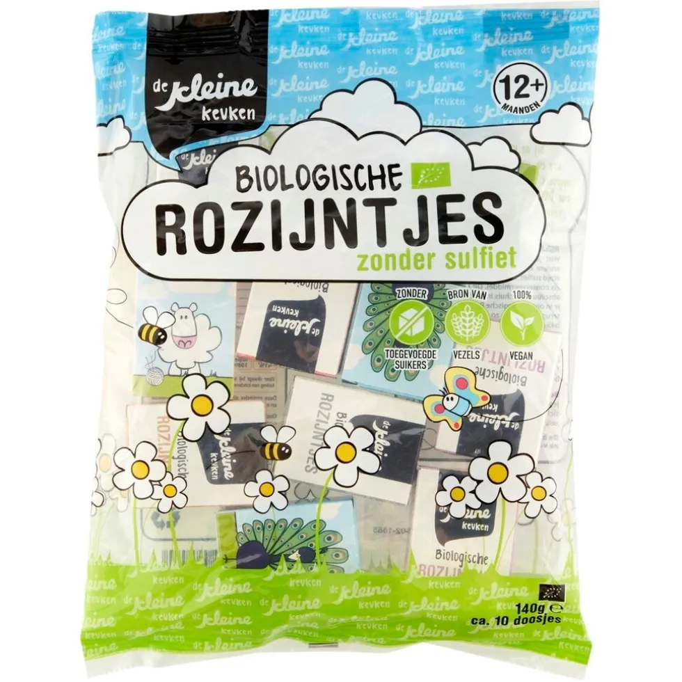 De Kleine Keuken 12+M Biologische Rozijntjes