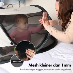 Deryan Baby Luxe Campingbedje Inclusief zelfopblaasbare matras