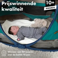 Deryan Baby Luxe Campingbedje Inclusief zelfopblaasbare matras