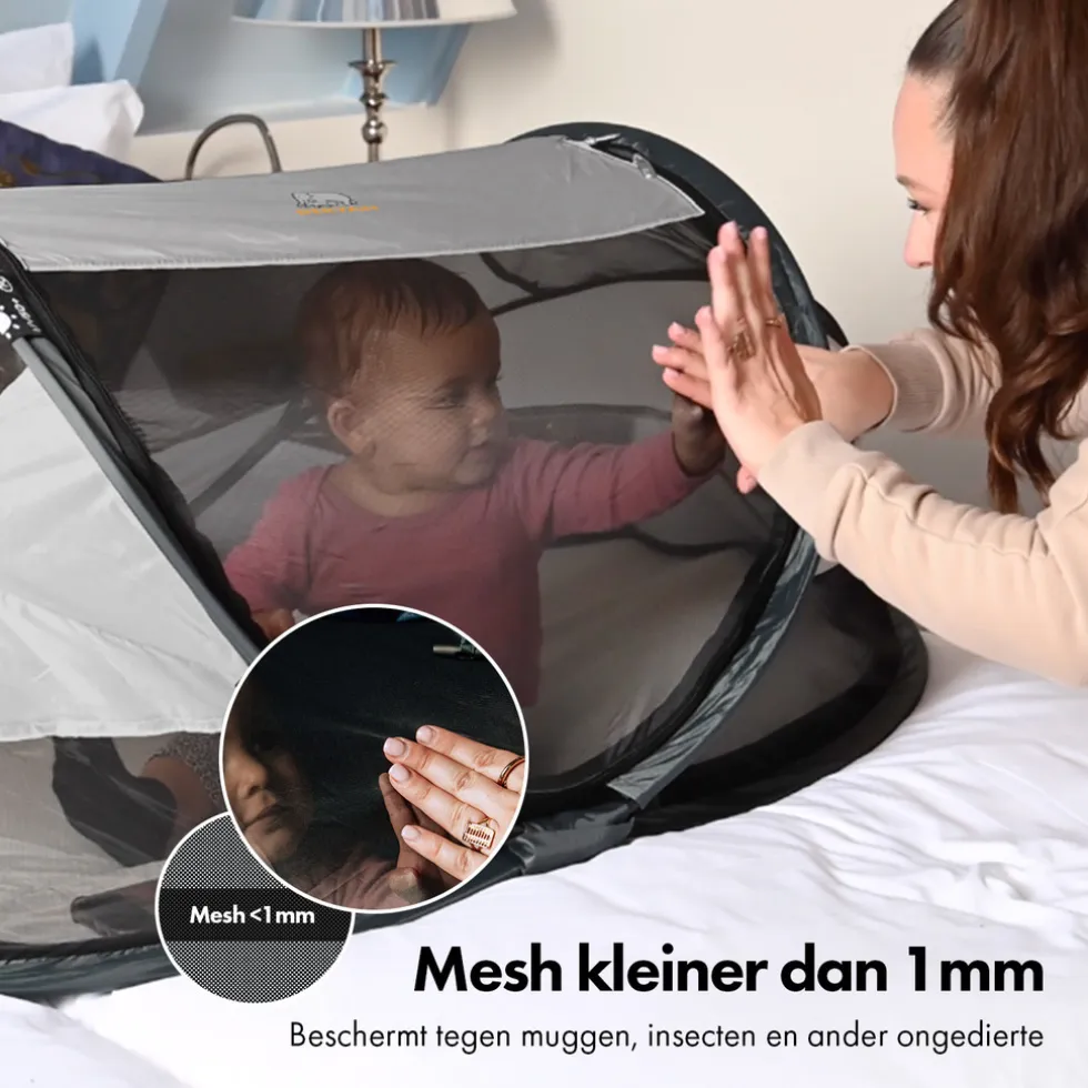 Deryan Baby Luxe Campingbedje Inclusief Zelfopblaasbare Matras