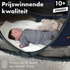 Deryan Baby Luxe Campingbedje Inclusief zelfopblaasbare matras