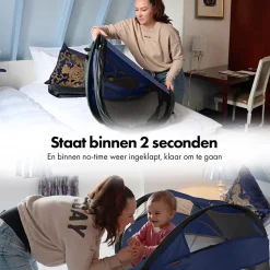 Deryan Baby Luxe Campingbedje Inclusief zelfopblaasbare matras