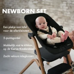 Deryan Curve Luxe Meegroei Kinderstoel Met Wipstoel & Inlegkussen