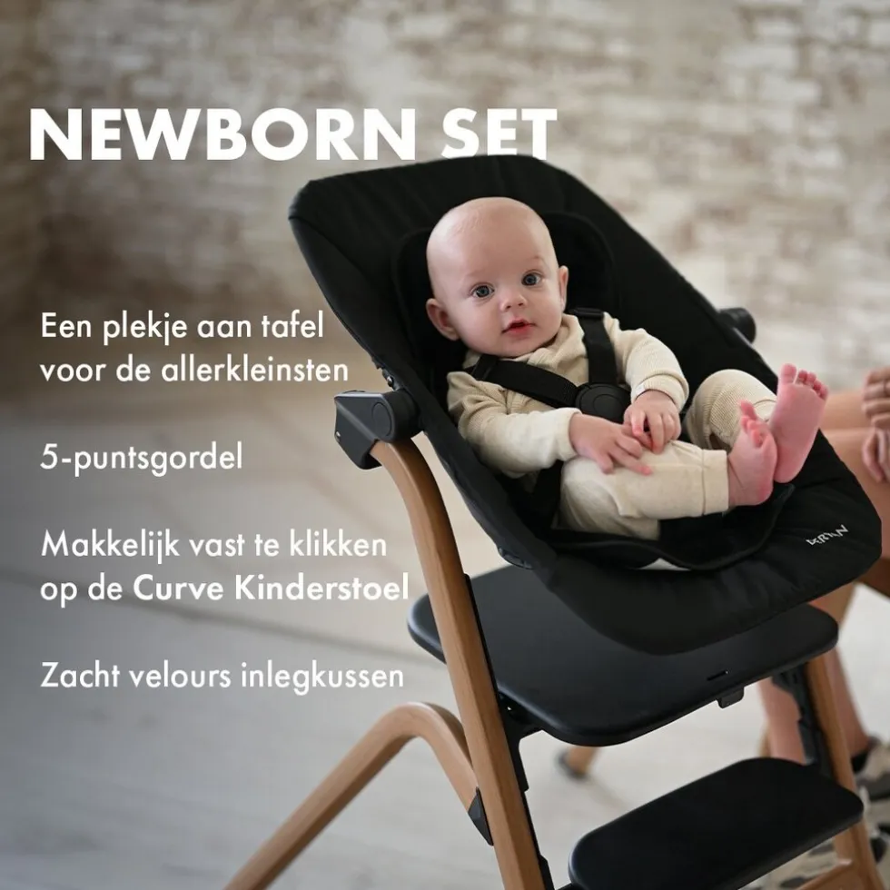 Deryan Curve Luxe Meegroei Kinderstoel Met Wipstoel & Inlegkussen