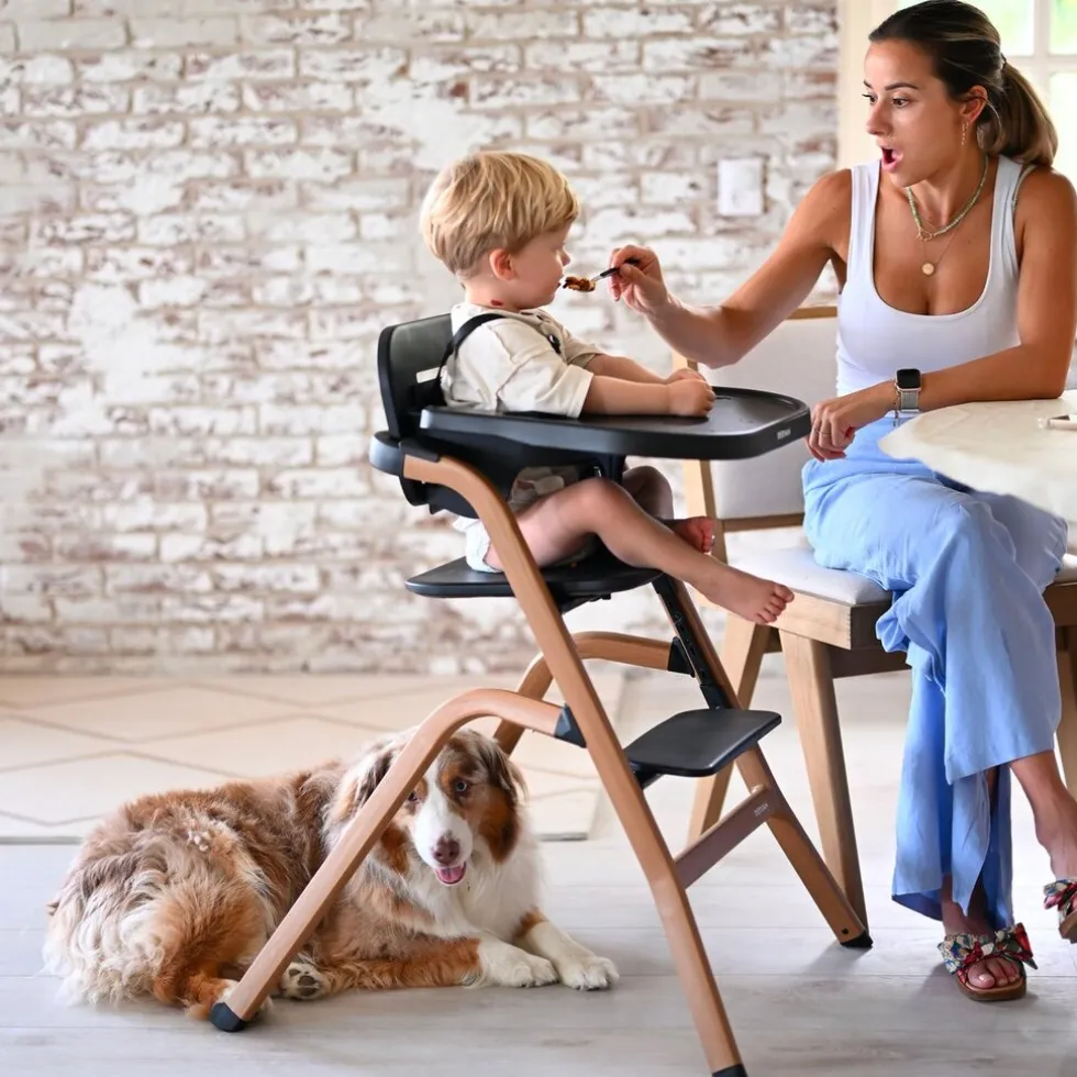 Deryan Curve Luxe Meegroei Kinderstoel Met Wipstoel & Inlegkussen