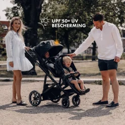 Deryan Evy V2 Uitbreidbare Duo Kinderwagen