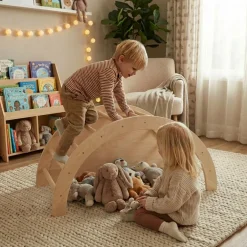 Deryan Houten Klimboog Inclusief Kussen Montessori Klimrek En Tekentafel