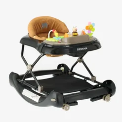 Deryan 4-in-1 inklapbare Loopstoel met speelset en dienblad