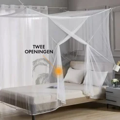 Deryan Klamboe 2-persoons Vierkant met set en reistas