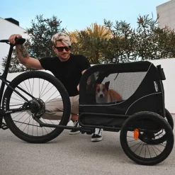 Deryan Luxe Pet Trailer Hondenkar