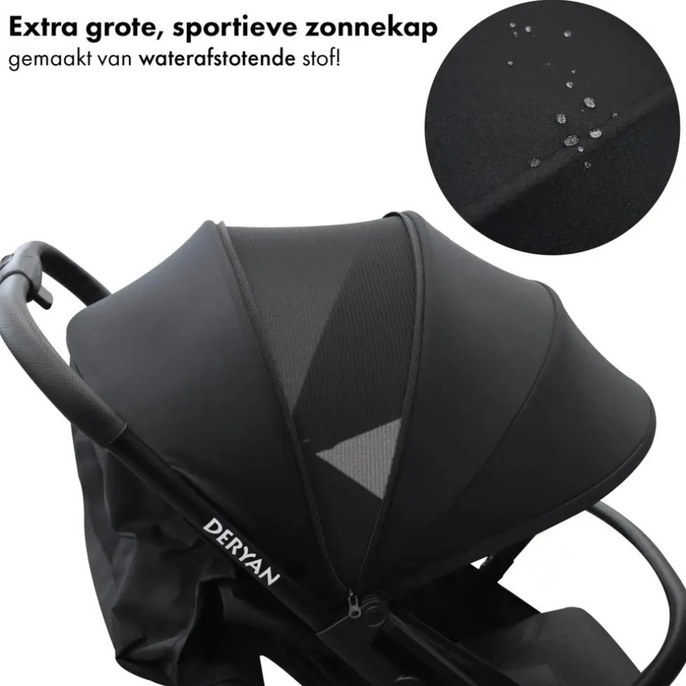 Deryan Luxe Rolo X2 XL Dubbele Buggy Duo