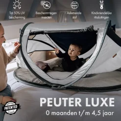 Deryan Peuter Luxe Campingbedje met Zelfopblaasbare Matras
