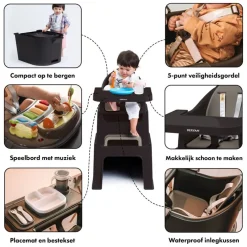 Deryan Quuby Kinderstoel 5-in-1 Kinderstoel Meegroeistoel