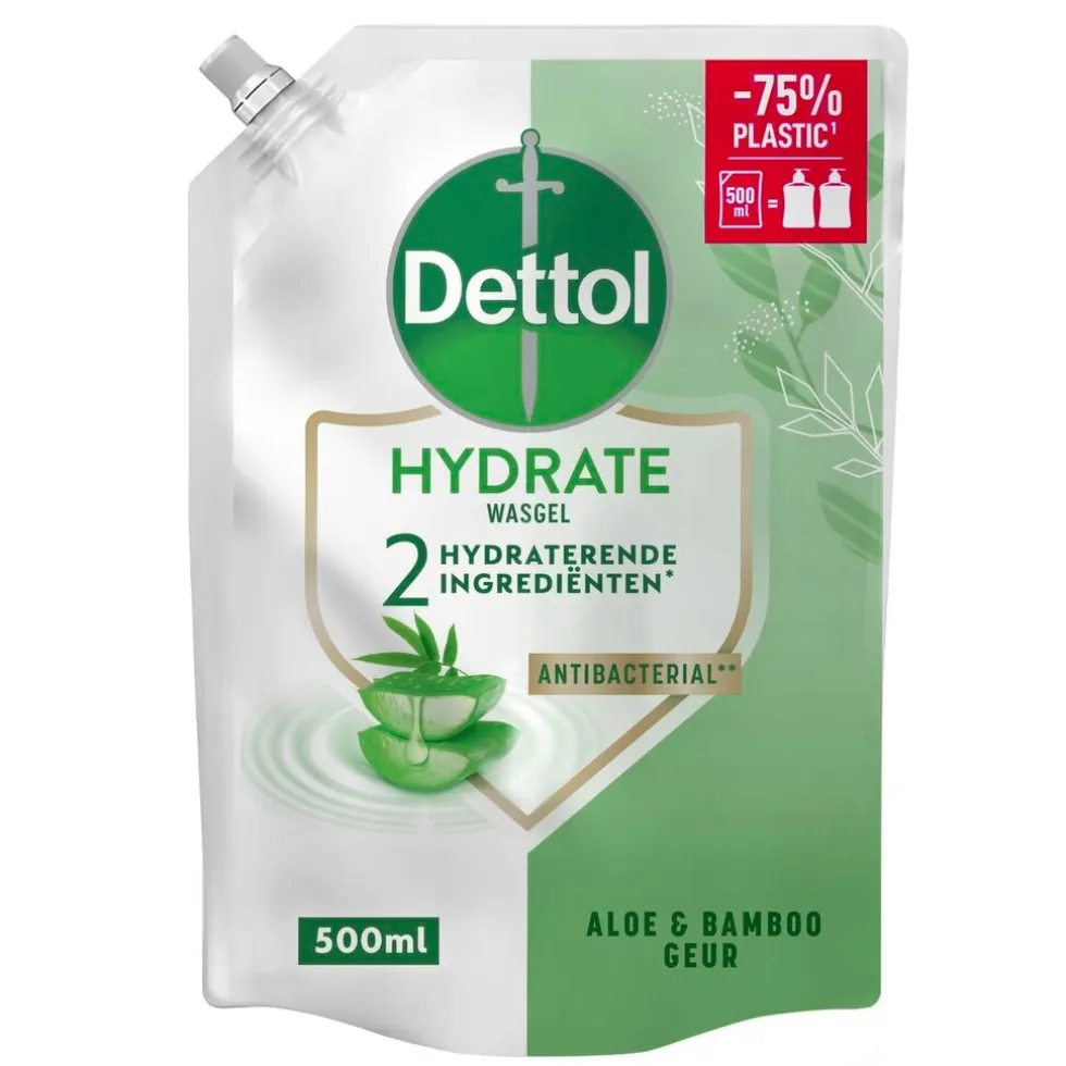Dettol Hydrating Aloë Vera Antibacteriële Wasgel Navulling