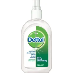 Dettol Med Benzalkoniumchloride 2mg/g Huidspray voor Wondontsmetting