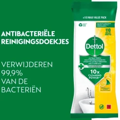 Dettol Power & Fresh Citrus Multi-reinigingsdoekjes