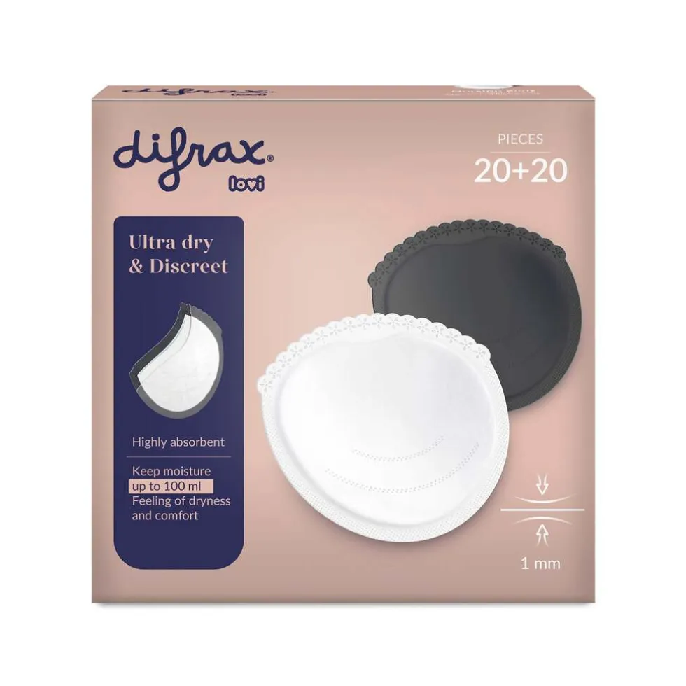 Difrax LOVI - Zoogcompressen 120 Stuks