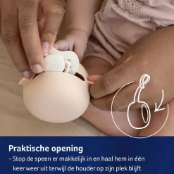 Difrax LOVI Fopspeenhouder van Siliconen