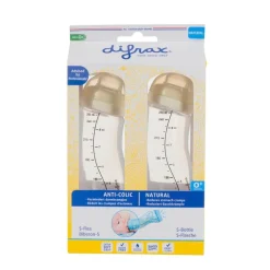 Difrax Natural 0+M S-Fles 2-Pak