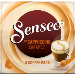 Douwe Egberts Senseo Cappuccino Caramel Coffee Pads